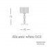 Euroluce Lampadari Alicante white LG1 — Настольный светильник ALICANTE