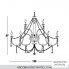 Euroluce Lampadari ARCOBALENO WHITE L12+6 — Потолочный подвесной светильник ARCOBALENO