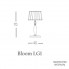 Euroluce Lampadari Bloom LG1 — Настольный светильник BLOOM