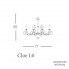 Euroluce Lampadari Cloe L6 — Потолочный подвесной светильник CLOE