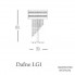Euroluce Lampadari Dafne LG1 — Настольный светильник DAFNE