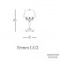 Euroluce Lampadari Ermes LG2 silver — Настольный светильник ERMES