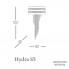 Euroluce Lampadari Hydra S5 H100 — Потолочный подвесной светильник HYDRA