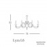 Euroluce Lampadari Lyra L6 Amber — Потолочный подвесной светильник LYRA