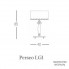 Euroluce Lampadari Perseo LG1 Amber — Настольный светильник PERSEO