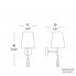 Evi Style ES0120PA22NEAL — Светильник настенный накладной TEARS PA1