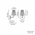Fabbian D87 D01 00 — Светильник настенный накладной Flow D87 D01 00
