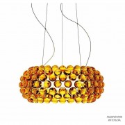 Foscarini 138007LD 52 — Светильник потолочный подвесной Caboche media LED dimmbar Giallo oro