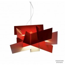 Foscarini 151007L 63 — Светильник потолочный подвесной Big Bang LED Rosso