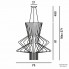 Foscarini 1690071 20 — Светильник потолочный подвесной Allegro Ritmico