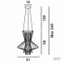 Foscarini 1690171 20 — Светильник потолочный подвесной ALLEGRETTO Ritmico