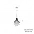 Gibas 170 21 — Потолочный подвесной светильник TITTI