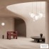 Giopato & Coombes BFC14L-1E1-BRBC — Потолочный подвесной светильник BOLLE FROSTED CHANDELIER 14 BUBBLES