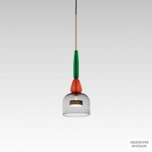 Giopato & Coombes FLP09-PE1-BRBC — Потолочный подвесной светильник FLAUTI PENDANT 09 GREY