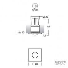 I-LED 85061 — Светильник для встраивания в фальш-потолок с помощью пружинных фиксаторов Nitum, хром
