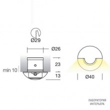 I-LED 92309 — Потолочный встраиваемый светильник Clap, хром