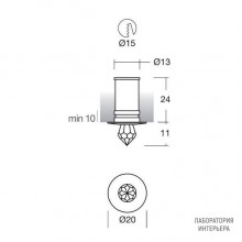 I-LED 92631 — Потолочный встраиваемый светильник Elin, белый