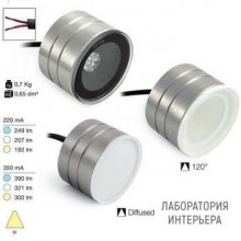 I-LED 93459 — Напольный встраиваемый светильник Nicrox, серебристый