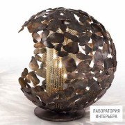 IDL 509-4L brown + with light gold — Настольный светильник TWISTER