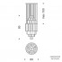 IDL 9047-1PF-White — Светильник потолочный подвесной Armonia