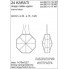 Karman SE113 1G INT — Потолочный подвесной светильник 24 KARATI