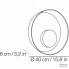 Kundalini 095215SCRN — Светильник настенный накладной DAWN 40