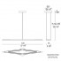 Leucos 0003583 — Светильник потолочный подвесной flecha s
