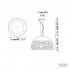 LODES (Studio Italia Design) 141001 — Потолочный подвесной светильник KELLY