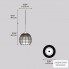 LODES (Studio Italia Design) 501002 — Потолочный подвесной светильник Diesel Cage Small