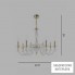 Lux Illuminazione Dafne — Потолочный подвесной светильник