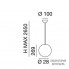 Manamana 10101 — Потолочный подвесной светильник Oh D 280