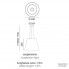 Manamana 10324 — Потолочный подвесной светильник Vulkanino end Vulkanone WARM WHITE D 490