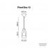 Marset A636-049 — Потолочный подвесной светильник Pleat Box 13