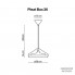 Marset A636-062 — Потолочный подвесной светильник Pleat Box 36