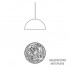 Martinelli Luce 2067 BI GI + 30805.2 — Потолочный подвесной светильник CITY