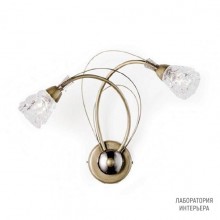 Masca 1865-A2 ottone nichel — Настенный накладной светильник Luna