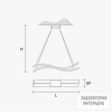 Masiero LIBE S100 W03 — Потолочный подвесной светильник Eclettica LIBE