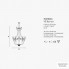 Masiero VE 827 20 CUT CRYSTAL — Потолочный подвесной светильник Ottocento