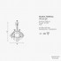 Masiero VE 911 56 MT SWAROWSKI — Потолочный подвесной светильник Ottocento