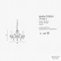 Masiero VE 944 3 MT SWAROWSKI — Потолочный подвесной светильник Ottocento