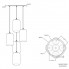 Niche Modern CIRCULAR-5-MINARET-Amber — Потолочный подвесной светильник MODERN CHANDELIER