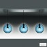 Niche Modern LINEAR-3-BINARY-Sapphire — Потолочный подвесной светильник MODERN CHANDELIER