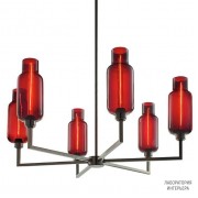 Niche Modern QUILL-6-PHAROS-Crimson — Потолочный подвесной светильник MODERN CHANDELIER
