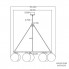 Niche Modern SOLA-48-PHAROS-Gray — Потолочный подвесной светильник MODERN CHANDELIER