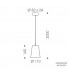 OLIGO 42-909-20-06 21 — Потолочный подвесной светильник DONATA
