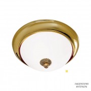 Orion DL 7-086 35 gold opal-matt — Потолочный накладной светильник Empire ceiling light, 24K gold plated, dia. 35cm