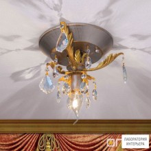Orion DL 7-612 1 silber-gold (1xE14) — Потолочный накладной светильник Miramare ceiling lamp, silver-gold finish, 1 lamp