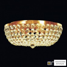 Orion DLU 2219 6 55 gold A (6xE27) — Потолочный накладной светильник Sheraton ceiling light with 6 lamps, 55cm, 24K gold plated