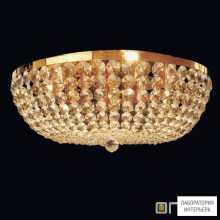Orion DLU 2219 9 65 gold A (9xE27) — Потолочный накладной светильник Sheraton ceiling light with 9 lamps, 65cm, 24K gold plated