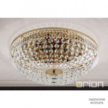 Orion DLU 2327 6 55 gold (6xE27) — Потолочный накладной светильник Sheraton ceiling light, 55cm, 24K gold plated
